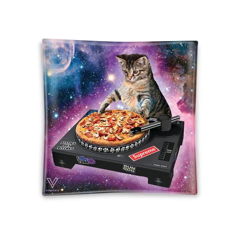 V-Syndicate Glass Ashtray - Pussy Vinyl Design
